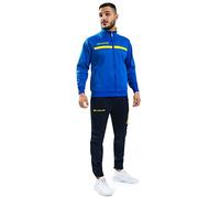 GIVOVA TUTA ONE FULL ZIP POLARFLEECE AZZURRO/GIALLO