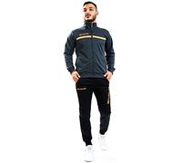 GIVOVA TUTA ONE FULL ZIP POLARFLEECE GRIGIO SCURO/ARANCIO FLUO