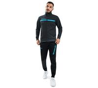 GIVOVA TUTA ONE FULL ZIP POLARFLEECE GRIGIO SCURO/TURCHESE