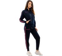 GIVOVA TUTA SCUOLA COTONE TERRY BLU/FUXIA Tg. 3XL