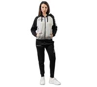 GIVOVA Tuta Super King Felpa Grigio Melange Chiaro/Nero, M