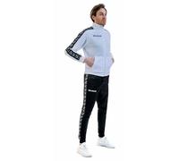 GIVOVA Tuta Uomo Triacetato 4 Stagioni TRICOT - Completa Sportiva - Anche Solo Pantalone (XL, BIANCO BAND)