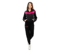 Givova Tuta Visa Fluo in Triacetato Nero/Fuxia Uomo Taglia XL