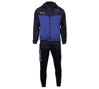 Givova Tuta Visa Melange Polarfleece con cappuccio Blu/Azzurro Uomo 2XL