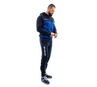 GIVOVA TUTA VISA MELANGE CON CAPPUCCIO POLARFLEECE BLU/AZZURRO MELANGE Tg. 2XS