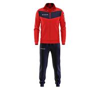 GIVOVA TUTA VISA TRIACETATO 4S ROSSO/BLU Tg. 4XL