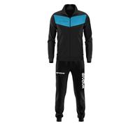 GIVOVA TUTA VISA TRIACETATO NERO/TURCHESE Tg. 2XL