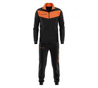 GIVOVA Visa, Tuta Sportiva Uomo, Multicolore (Nero/arancio fluo), S