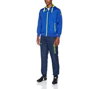 Givova Winner Tuta da Ginnastica Uomo, Multicolore (Azzurro/Giallo Fluo), XS