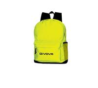 GIVOVA ZAINO SCUOLA GIALLO FLUO