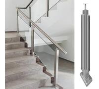 GIVROLDZ Palo per Ringhiera in Vetro in Acciaio Inossidabile 304 per Gradini, Balconi, Scale, Ponti, Scale per Patio, Recinzione per Piscina,Corner Post,37.4 inch/95cm