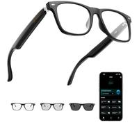 Giwbeiv AI Translation Smart Glasses per uomo e donna, occhiali da sole Bluetooth con traduttore 164 lingue e lenti che cambiano colore, riproduzione musicale e chiamate in vivavoce, protezione UV e