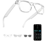 Giwbeiv Occhiali intelligenti AI per donne e uomini con chat GPT, occhiali di traduzione Bluetooth con 164 lingue e lenti che cambiano colore, riproduzione musicale, chiamate in vivavoce, protezione