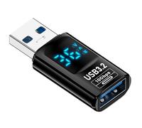 GIWFBQTR 1 Pz Display LED Digitale Adattatore USB 3.2 10 Gbps 36-60 W Misuratore di Potenza Tester Chip Intelligente Trasmissione Dati Estensione USB C A