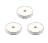 GIWFBQTR 3X Sensore di Movimento LED Luce USB Nightlights Lampada Un Pagamento per Cucina Camera da Letto Scale Corridoio Guardaroba