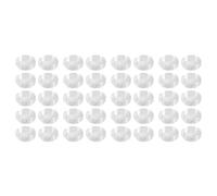 GIWFBQTR 40 Pz Contenitore Rotondo in Plastica Trasparente per Capsule da 40 mm