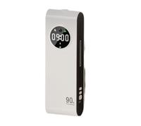 GIWFBQTR Deodorante per USB Ricaricabile con Funzione Orologio, Commutazione in Doppia modalità, 5 modalità di Spruzzo, Diffusore di Aromaterapia A Parete.
