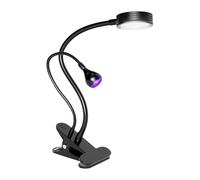 GIWFBQTR Lampada UV LED da 3 W Doppia In Una Lampada per Nail Art Lampada per Nail Art Lampada per Polimerizzazione Smalto Gel UV Luminosità Regolabile Lampada Portatile