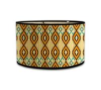 GIWFBQTR Paralumi Stampa Paralume Ovale 30x30x20CM Paralumi Vintage per Lampadari e Lampade da Terra H