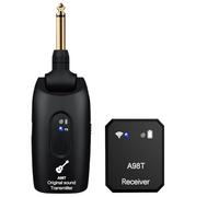 GIWFBQTR per Chitarra Wireless Trasmettitore Ricevitore Digitale Ricaricabile 2.4G per Chitarra Elettrica Basso Violino Accessori