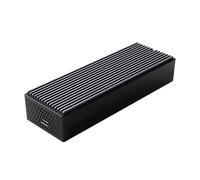 GIWFBQTR Per M.2 NVMe SSD Enclosure, Tipo Adattatore M.2 PCIe SSD con Ventola di Raffreddamento Integrata Tipo C per M.2 NVME 2230 2242 SSD per Dimensioni SSD NVMe 2230/2242/2260/2280 (Fino A 4TB)
