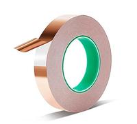 Giwnhvx 1 nastro in lamina di rame da 2,5 cm x 40,6 m per schermatura di chitarra, arti e mestieri