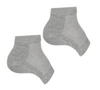 Giwnhvx 1 paio di calzini per aumentare l'altezza del tallone in gel, ortopedico, supporto per arco plantare, solette unisex, colore grigio, facili da usare