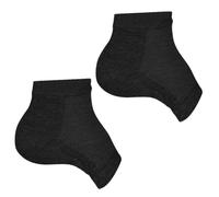 Giwnhvx 1 paio di calzini per aumentare l'altezza del tallone in gel, supporto ortopedico per arco plantare, solette unisex, colore nero, facili da installare