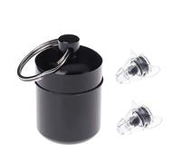 Giwnhvx 1 Paio di Silicone Morbido Cancellazione Del Rumore Protezione Della Musica Riutilizzabile Tappi Per Le Orecchie Riduzione Del Rumore Per Viaggio Sonno Strisce Di Barra Di Dj (nero)
