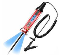 Giwnhvx 1 Pezzi 3-72V DC Car Test Light LCD Digital Tester di Luce con Voltmetro Fusibile Tester di Tensione Auto