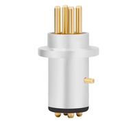 Giwnhvx 1 Pezzi DIN Placcato Presa Platino Braccio di Lettura 4 Pin Connettore DIN Accessori di Ricambio per REGA Linn ROKSAN Project Grace