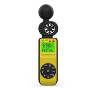 Giwnhvx 1 pezzo 881W Air Anemometro RPM Meter Handheld 4 in 1 Misuratore di velocità del vento con Umidità Temperatura Test