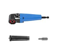 Giwnhvx 1 pezzo 90 ° angolo retto estensione driver cacciavite chiave esagonale punta trapano presa supporto utensile elettrico blu
