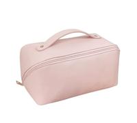 Giwnhvx 1 Pezzo Borsa Cosmetica da Viaggio di Grande Capacità In Pelle PU Impermeabile Portatile per Cosmetici per la Pelle, C