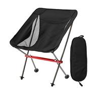 Giwnhvx 1 pezzo Outdoor ispessito lega di alluminio pieghevole sedia ultraleggera campeggio portatile sedia