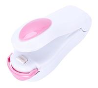 Giwnhvx 1 pezzo portatile della famiglia Mini termosaldatura Macchina ceramica Impulse sigillante Seal sacchetto 'imballaggio Capper plastica Sealer + Rosa