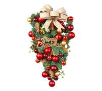Giwnhvx 1 pz e Sospensione di Natale come illustrata 23x9x47cm in plastica, per porta d'ingresso ghirlanda di scale invernali per decorazioni natalizie ornamenti.