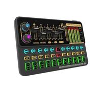 Giwnhvx 1 PZ K500 Scheda Effetti Sonori ABS Telefono Cellulare Scheda Audio Del Computer Live Microfono Cambiatore di Voce Scheda Audio per Telefono/Computer