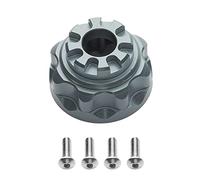 Giwnhvx 1 pz Metallo Universale/Posteriore Differenziale Differenziale per Auto RC 1/10 TRX4-4-6, Grigio
