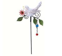 Giwnhvx 1 Pz. Paletto da Giardino in Metallo per Uccelli. Campanella A in Metallo con Campana. Decorazioni per Esterni. Decorazioni Natalizie per Uccelli da Giardino. Campanella A, Durevol