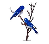 Giwnhvx 1 Pz. Paletto per Cartello da Giardino, Decorativi da Giardino per Uccelli, Regalo di Compleanno in Metallo per da Giardino per la Mamma,A