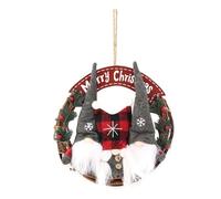 Giwnhvx 1 PZ per Porta D'ingresso di Natale Artificiale di Natale con di Pin Ornamenti Gnomi