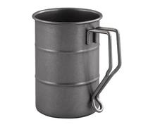 Giwnhvx 1 PZ Retro Stile Industriale Tazza di Birra 304 In Acciaio Inox Tazza Distressed Outdoor Campeggio Tazza Viaggio Drinkware 350Ml/12oz