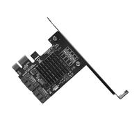 Giwnhvx 1 PZ Scheda di Estensione Desktop PCI-E a SATA3.0 in Rame 12x6.8x5.4cm 6G Adattatore Scheda Array RAID0/1/SPAN