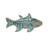 Giwnhvx 1 pz Statue di Animali in Legno Art Murale per Ufficio, , Decorazione Ufficio, Farm Blu, Cabina Rustica, Sala Farm, Decorazione Della Parete per Regalo