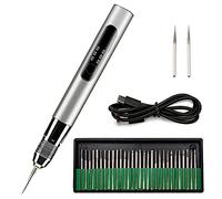 Giwnhvx 1 Set Elettrico Incisione Penna SB Ricaricabile Mini Grinding Pen Cordless Incisione Strumento, A