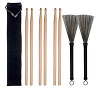 Giwnhvx 1 Set Nuovi Maniglie in Lega di Alluminio con Maniglie Retrattile per Accessori Batteria Jazz, Nero