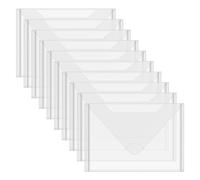 Giwnhvx 10 buste trasparenti per riporre oggetti da 15 x 22 cm, organizer per artigianato, fustelle per stencil per timbri trasparenti