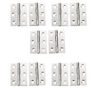 Giwnhvx 10 cerniere in acciaio inox da 5,1 cm, 4,4 x 3,1 cm