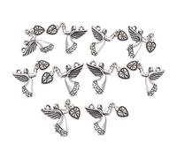 Giwnhvx 10 ciondoli in con a cuore, 25 x 22 mm (1 pollice x 7 / 8 pollici)